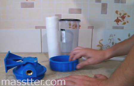 Установка фильтра для воды на кухне