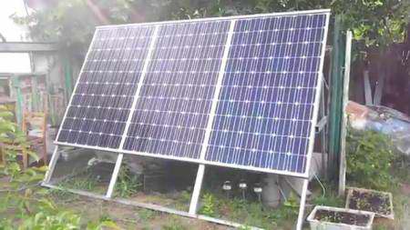 Солнечное электричество у себя на даче