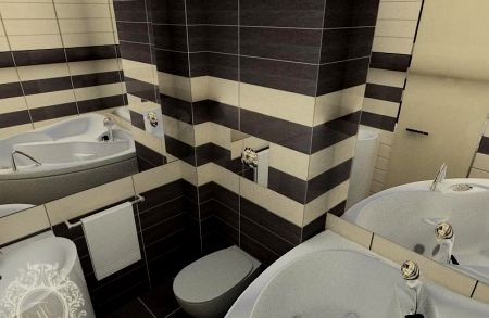 Использование керамической плитки в дизайне ванной комнате