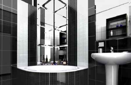 Иллюзия обмана в маленьких ванных комнатах